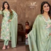 Latest Moksh Kaashvi D No 9014 Chanderi Hand Worked Kurti With Bottom Dupatta Wholesale 2026
