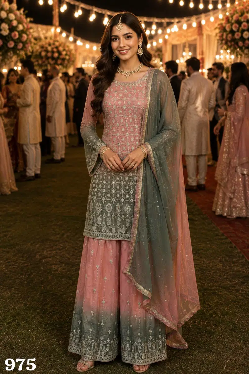 Latest Mrudangi Vaani Georgette Embroidered Salwar Kameez Collection Wholesale 2026