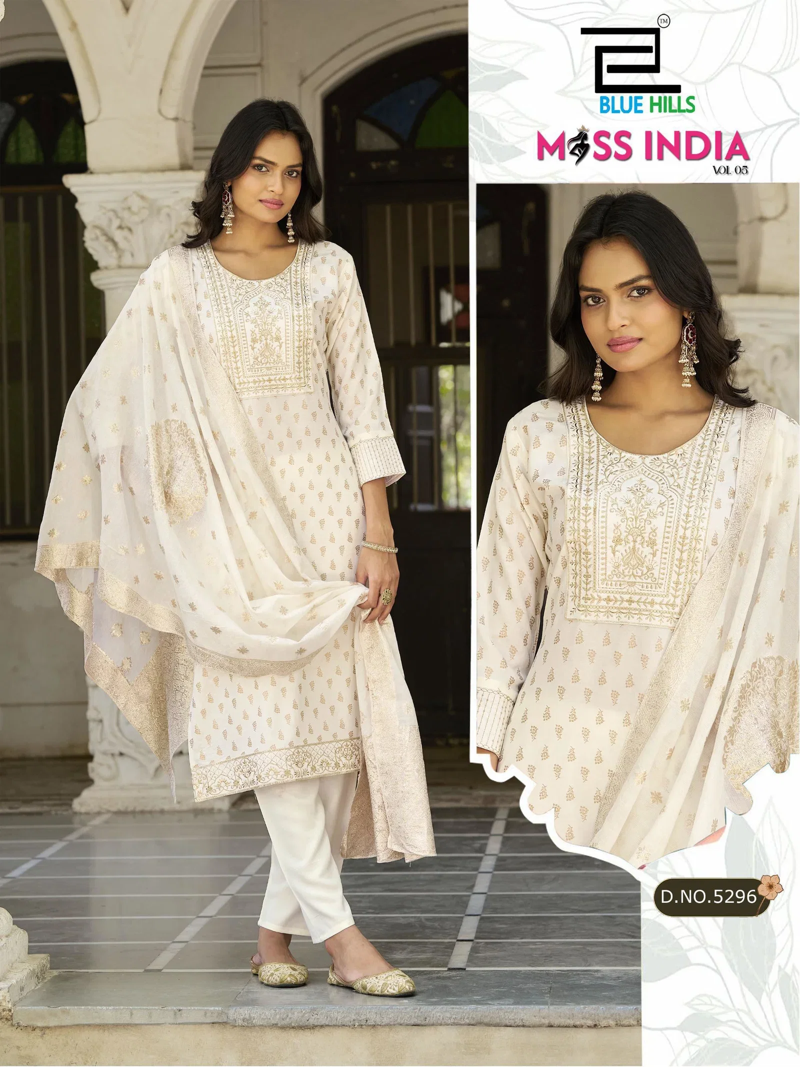 Beautiful Blue Hills Miss India Vol 5 Plus Size Rayon Foil Printed Kurti With Bottom Dupatta Wholesale 2026