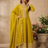 Stylish Roohaa Vol 20 Silk Embroidered Gown With Bottom Dupatta Wholesale 2026