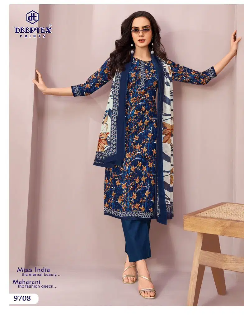 Buy Deeptex Miss India Vol 97 Lawn Cotton Fancy Dress Material Collection Wholesale 2026