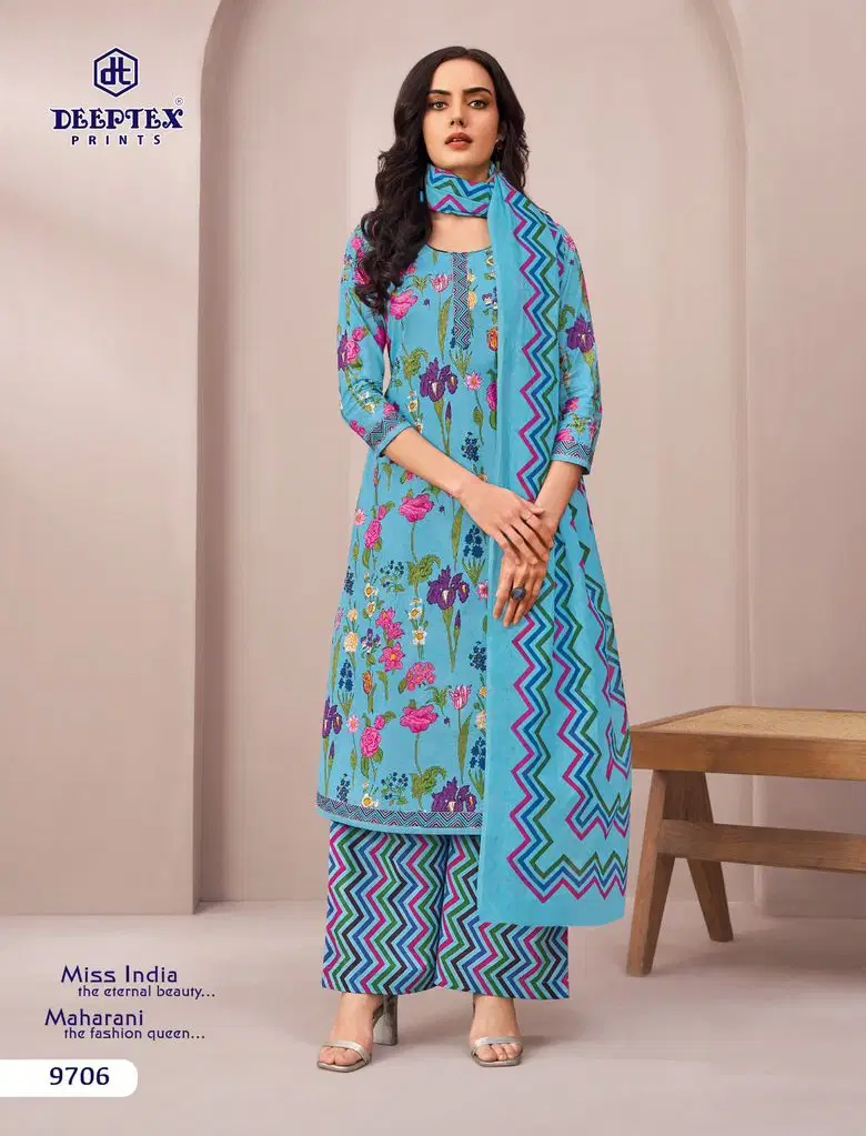 Buy Deeptex Miss India Vol 97 Lawn Cotton Fancy Dress Material Collection Wholesale 2026
