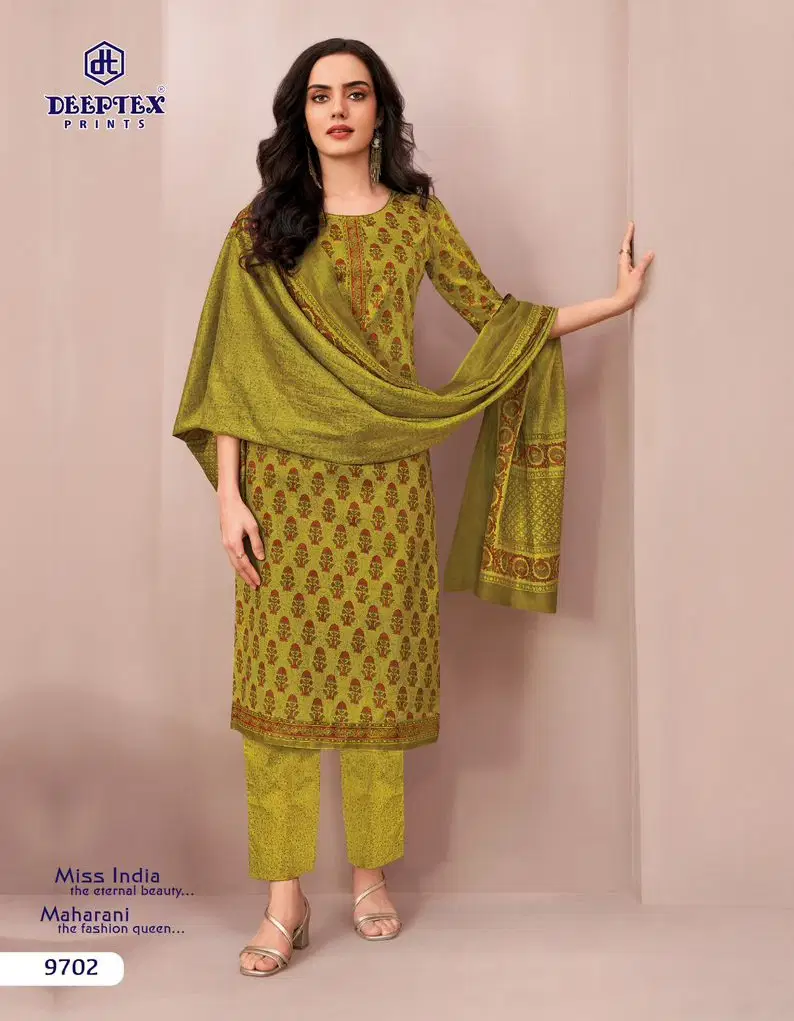 Buy Deeptex Miss India Vol 97 Lawn Cotton Fancy Dress Material Collection Wholesale 2026