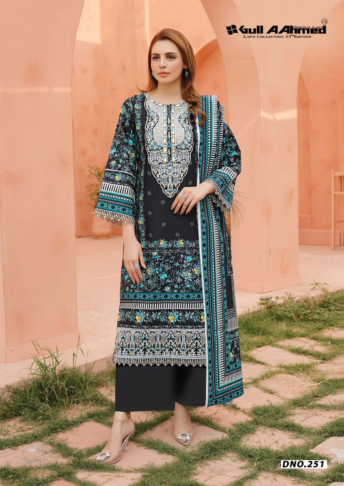 Gull A Ahmed Lawn Collection Vol 32 Cotton Karachi Dress Material Wholesale