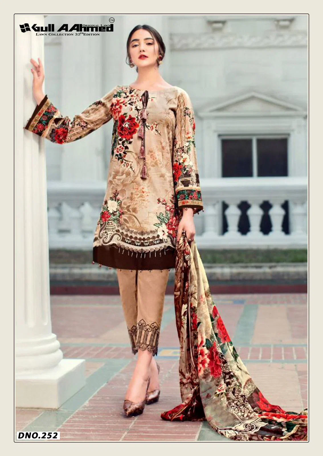 Gull A Ahmed Lawn Collection Vol 32 Cotton Karachi Dress Material Wholesale