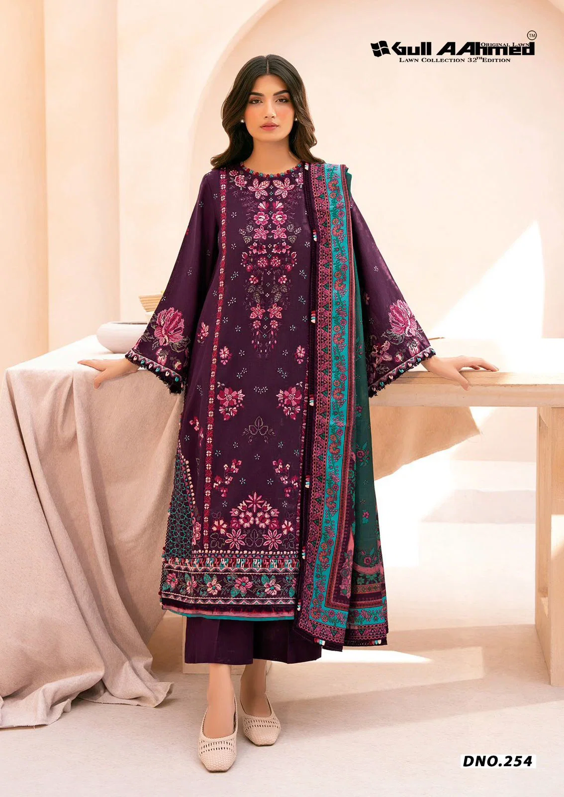Gull A Ahmed Lawn Collection Vol 32 Cotton Karachi Dress Material Wholesale