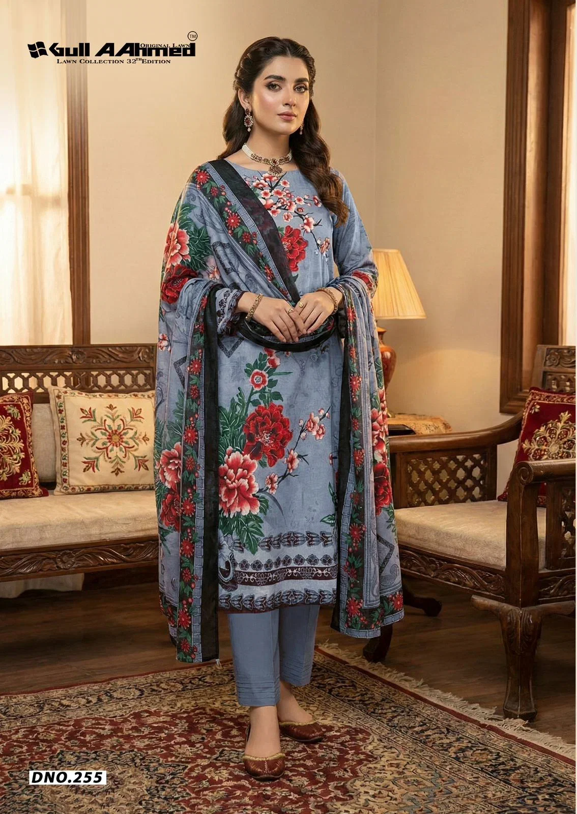 Gull A Ahmed Lawn Collection Vol 32 Cotton Karachi Dress Material Wholesale