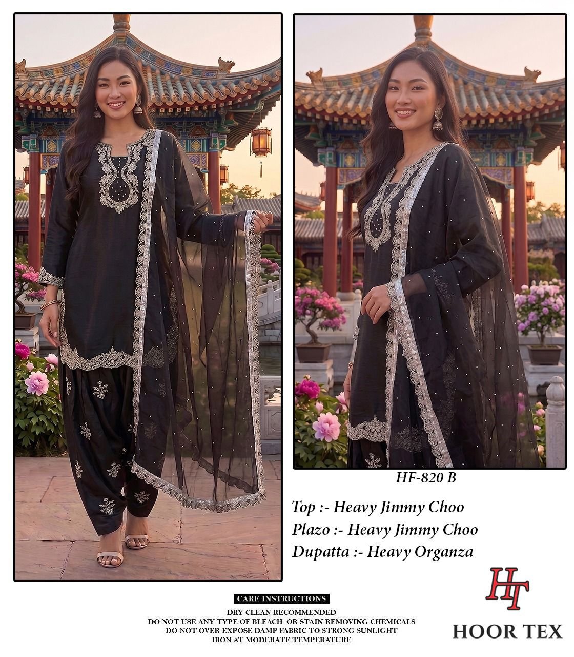 Launching Hoor Tex 820 A To D Jimmy Choo Moti Worked Salwar Kameez Wholesale 2026