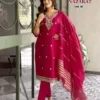 Stylish Nazakat Vol 1 By Diya Trends Barlin Embroidered Kurti With Bottom Dupatta Wholesale 2026