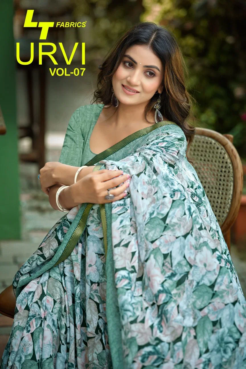 Lt Urvi Vol 7 Micro Printed Saree Collection Wholesale