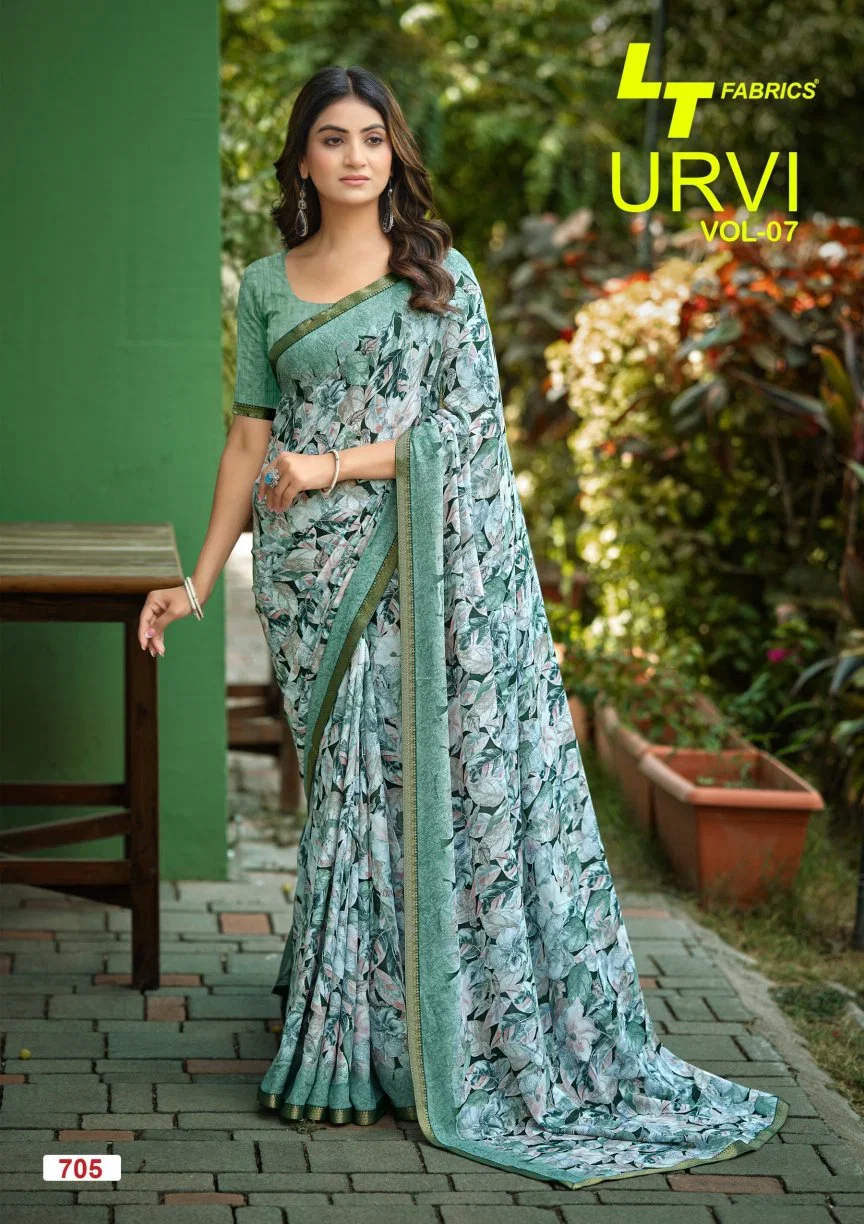 Latest Lt Urvi Vol 7 Micro Printed Saree Collection Wholesale 2026