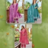 Stylish Aanchi Rabbit Vichitra Silk Embroidered Kurti With Bottom Dupatta Wholesale 2026