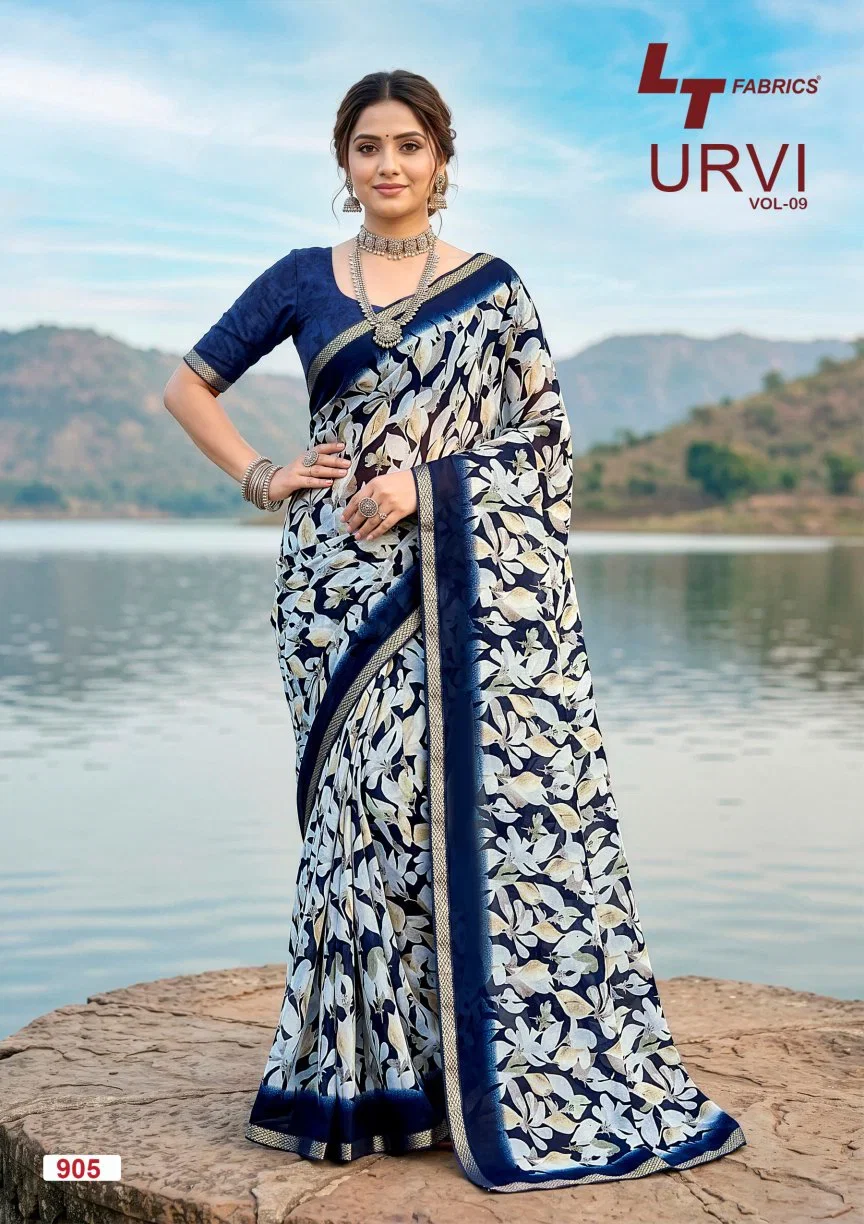 Buy Lt Urvi Vol 9 Micro Printed Saree Collection Wholesale 2026