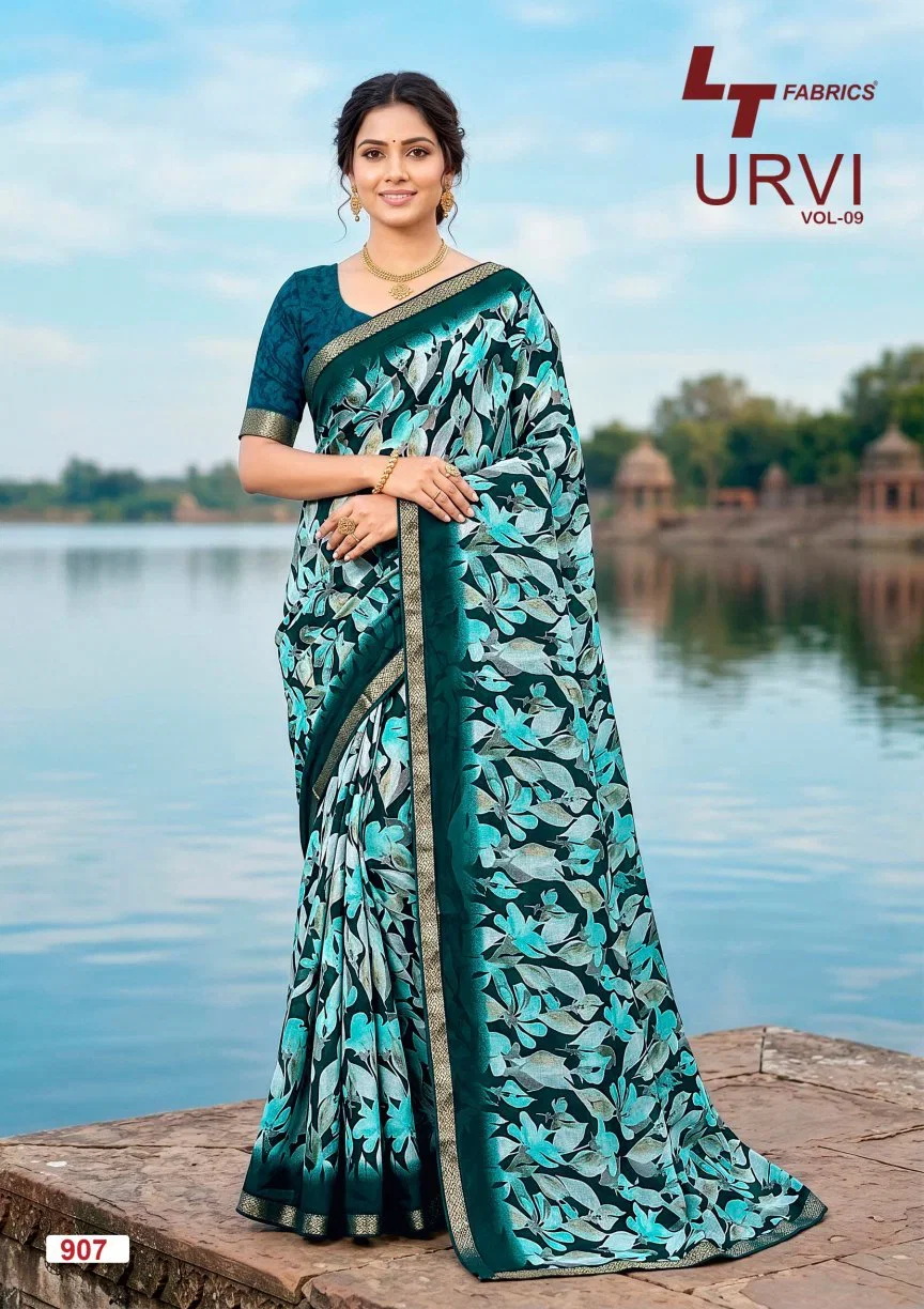 Buy Lt Urvi Vol 9 Micro Printed Saree Collection Wholesale 2026