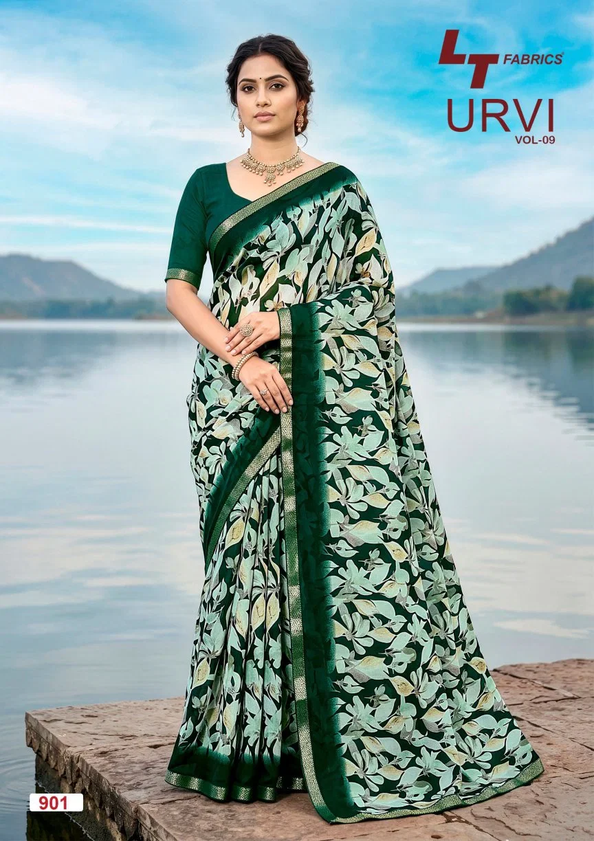 Buy Lt Urvi Vol 9 Micro Printed Saree Collection Wholesale 2026