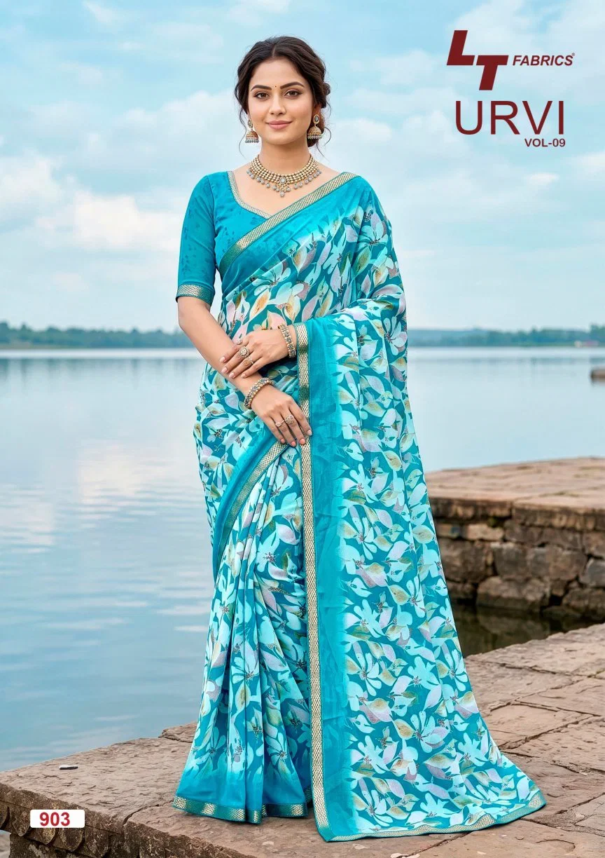 Buy Lt Urvi Vol 9 Micro Printed Saree Collection Wholesale 2026