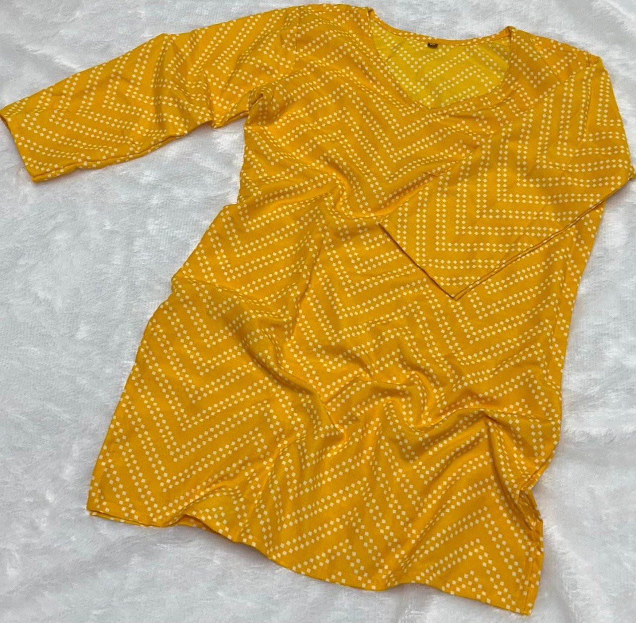 Stylish Lekha Sal 33 Poly Rayon Printed Tunic Style Top Wholesale 2026