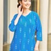 Lekha Sal 33 Poly Rayon Printed Tunic Style Top Wholesale