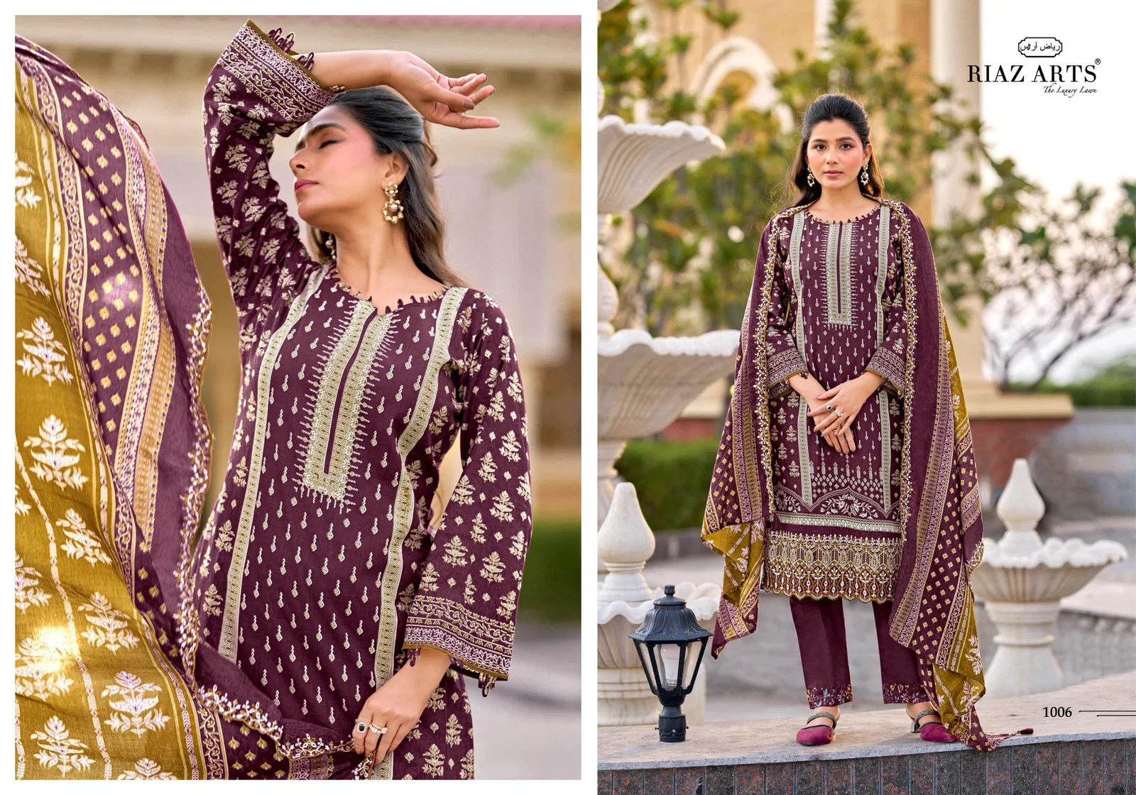 Launching Riaz Arts Bin Saeed Vol 16 Cotton Cambric Lawn Printed Dress Material Wholesale 2026