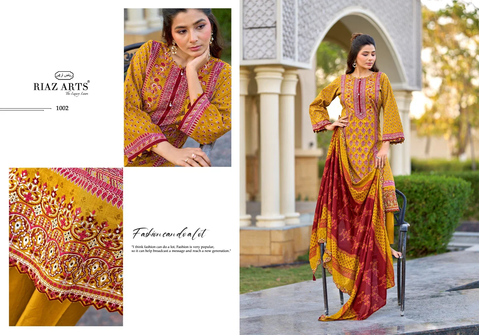 Launching Riaz Arts Bin Saeed Vol 16 Cotton Cambric Lawn Printed Dress Material Wholesale 2026