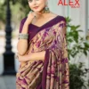 Kashvi Alex Vol 3 Black Vichitra Printed Saree Collection Wholesale
