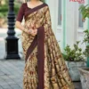 Stylish Kashvi Alex Vol 3 Black Vichitra Printed Saree Collection Wholesale 2026
