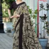 Stylish Kashvi Alex Vol 3 Black Vichitra Printed Saree Collection Wholesale 2026