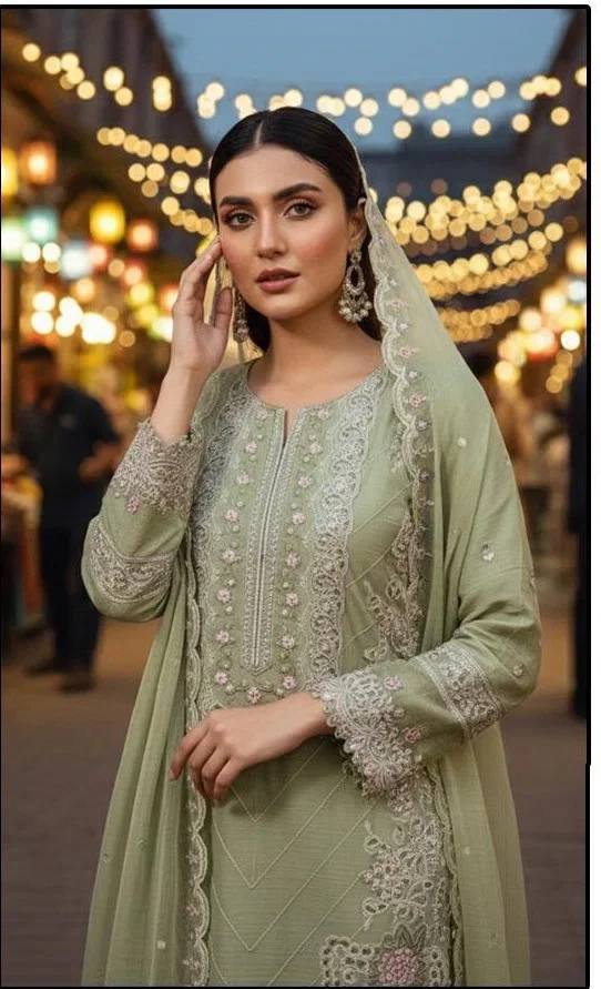 Hoor Tex 501 A To D Heavy Chiffon Pakistani Salwar Suit Collection Wholesale
