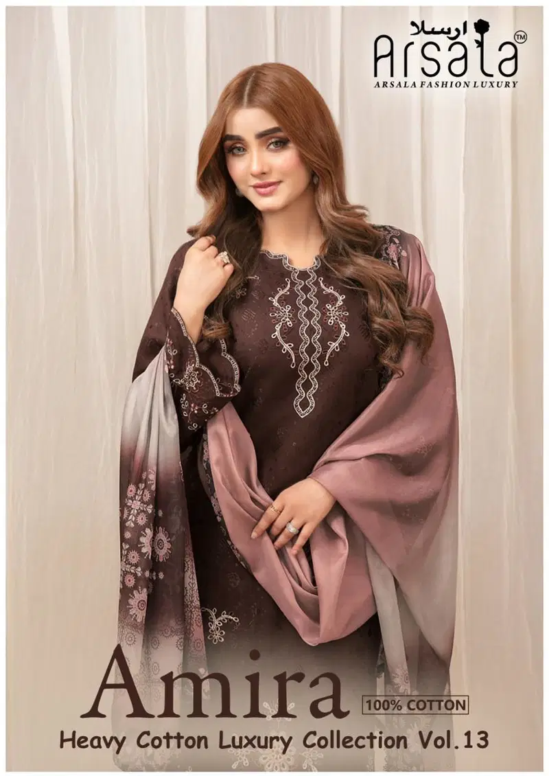 Arsala Amira Vol 13 Readymade Cotton Pirinted Kurti Set Collection Wholesale