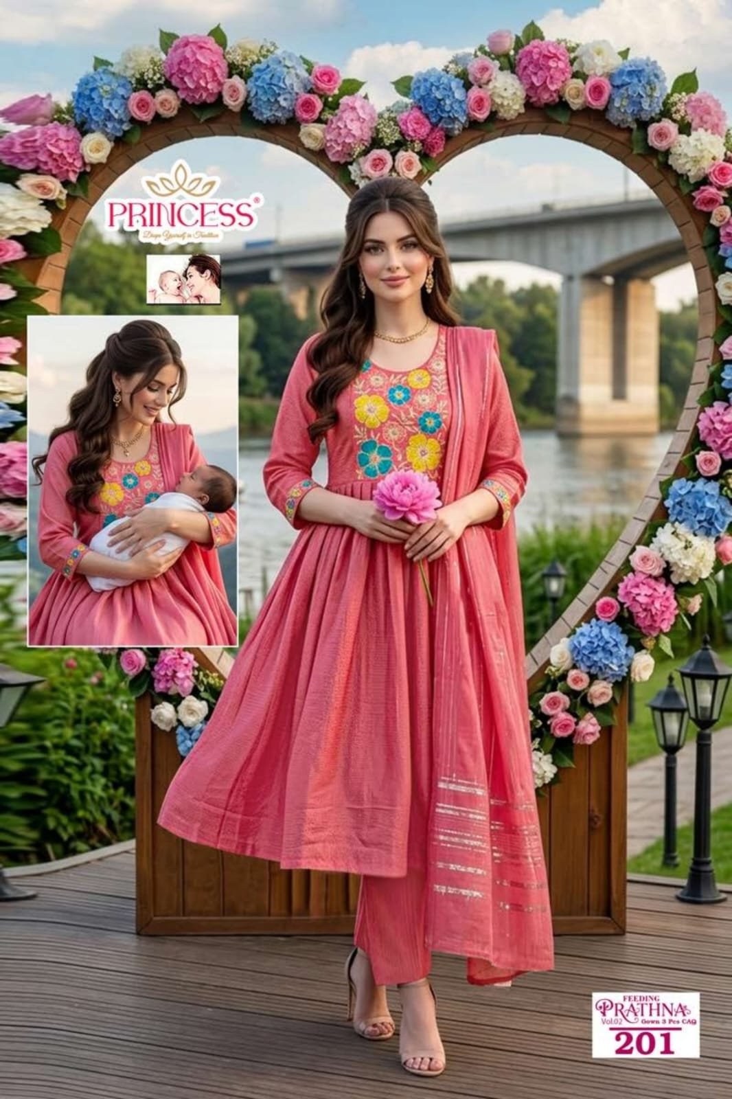 Buy Dnp Feeding Prathna Berlin Top Bottom Dupatta Wholesale 2026