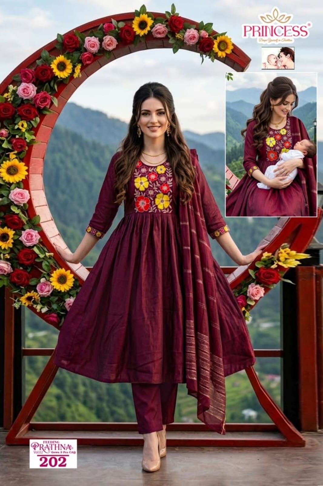 Buy Dnp Feeding Prathna Berlin Top Bottom Dupatta Wholesale 2026