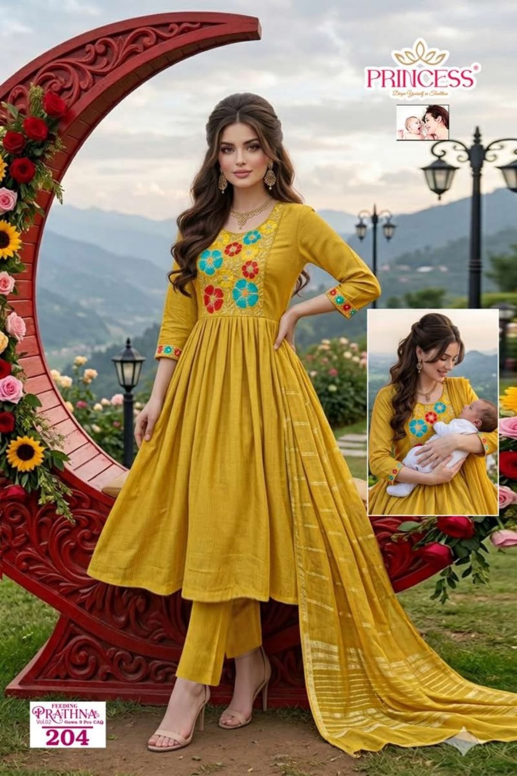 Buy Dnp Feeding Prathna Berlin Top Bottom Dupatta Wholesale 2026