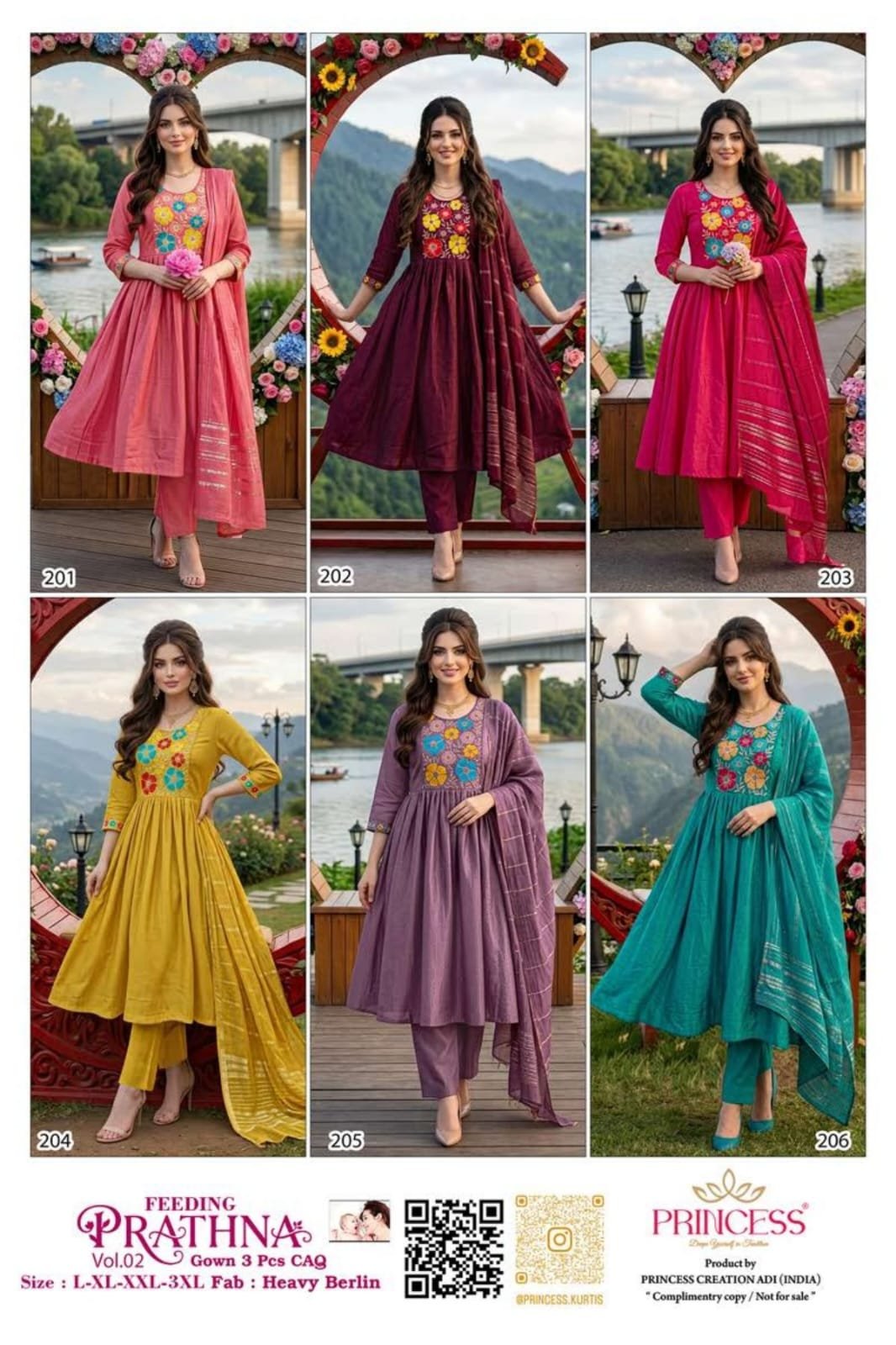 Buy Dnp Feeding Prathna Berlin Top Bottom Dupatta Wholesale 2026