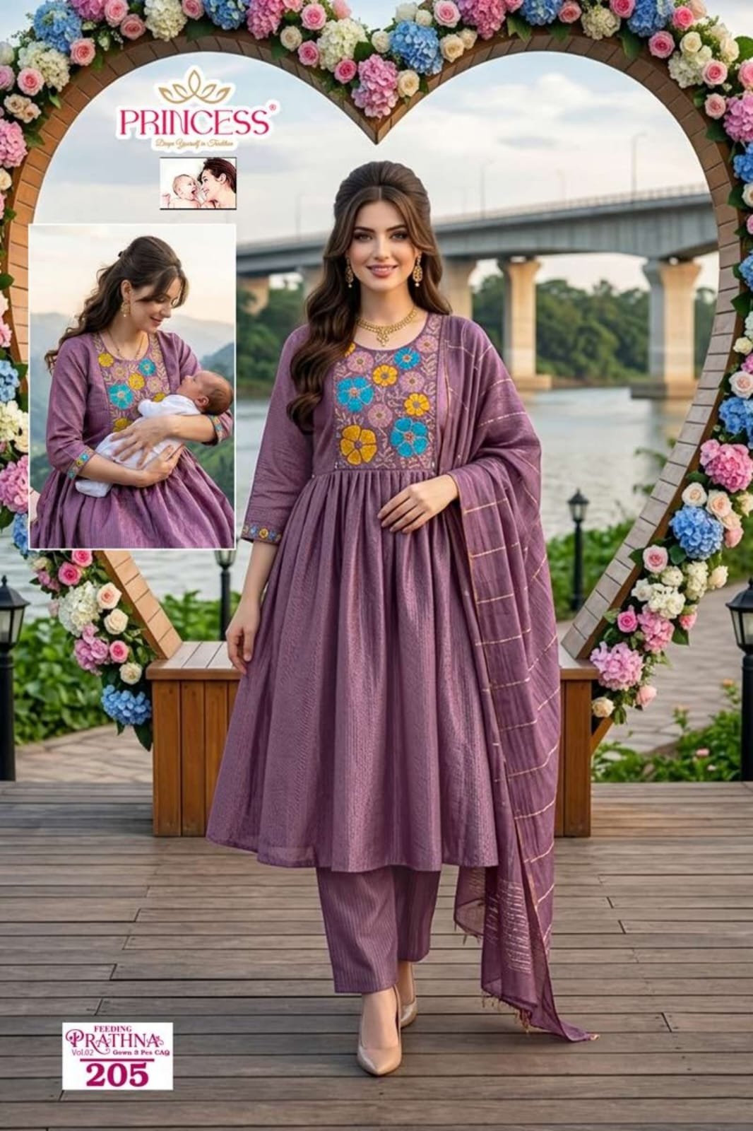 Buy Dnp Feeding Prathna Berlin Top Bottom Dupatta Wholesale 2026