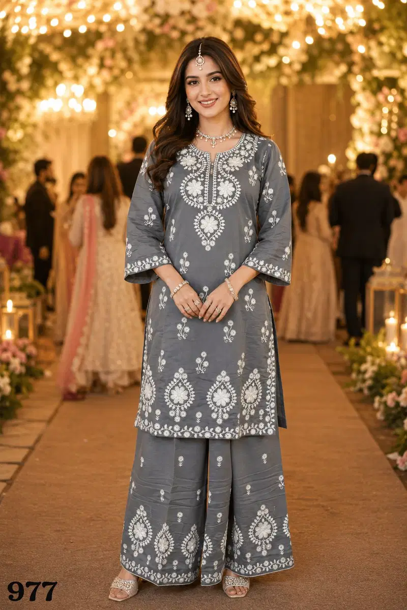 Launching Mrudangi Nazia Pv Chanderi Roman Silk Embroidered Salwar Kameez Collection Wholesale 2026