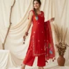 Naisha K 976 Dhabu Cotton Embroidered Kurti With Bottom Dupatta Wholesale