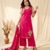Naisha K 976 Dhabu Cotton Embroidered Kurti With Bottom Dupatta Wholesale