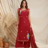 Naisha K 976 Dhabu Cotton Embroidered Kurti With Bottom Dupatta Wholesale