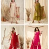 Naisha K 976 Dhabu Cotton Embroidered Kurti With Bottom Dupatta Wholesale