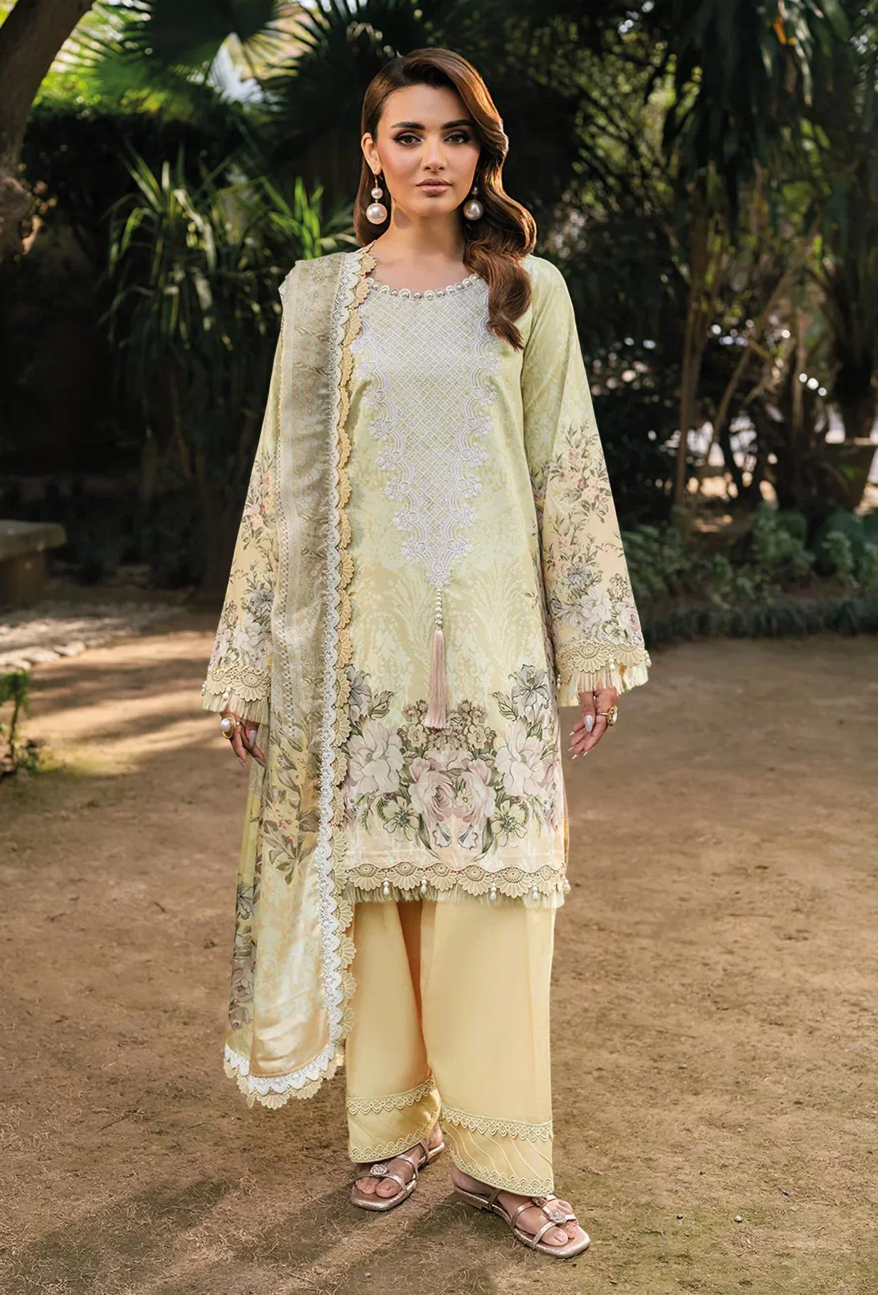 Deepsy Jade 1922 A To D Chiffon Dupatta Cotton Patch Embroidered Salwar Kameez Wholesale