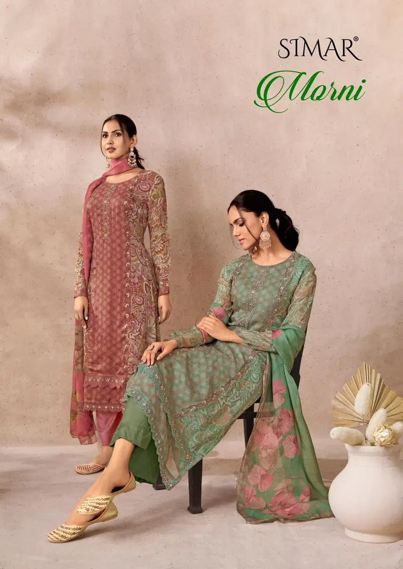 Glossy Simar Morni Lawn Cotton Digital Print Salwar Kameez Wholesale