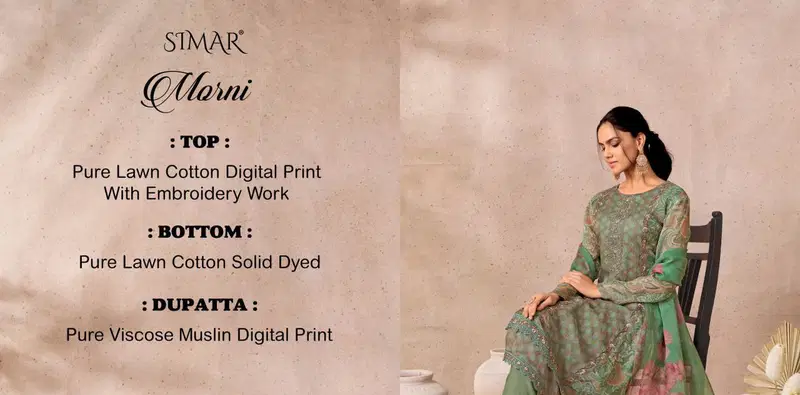 Launching Glossy Simar Morni Lawn Cotton Digital Print Salwar Kameez Wholesale 2026
