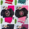 Latest Khadi Black Love Cotton Saree With Embroidered Blouse Collection Wholesale 2026