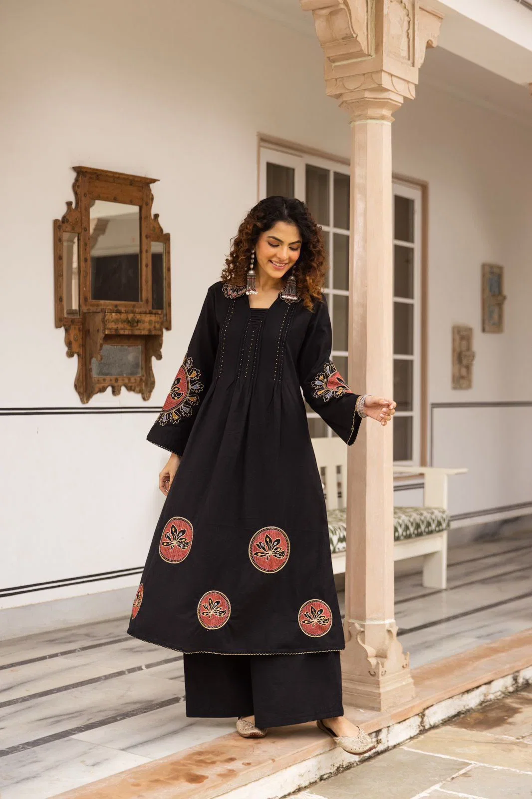 Naisha K 981 Embroidered Kurti With Bottom Collection Wholesale