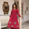 Naisha K 981 Embroidered Kurti With Bottom Collection Wholesale