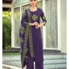 Stylish Woodee Haseen Cotton Thread Worked Kurti With Bottom Dupatta Wholesale 2026