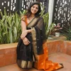 Soft Silk 5060 Linen Slub Weaving Saree Collection Wholesale