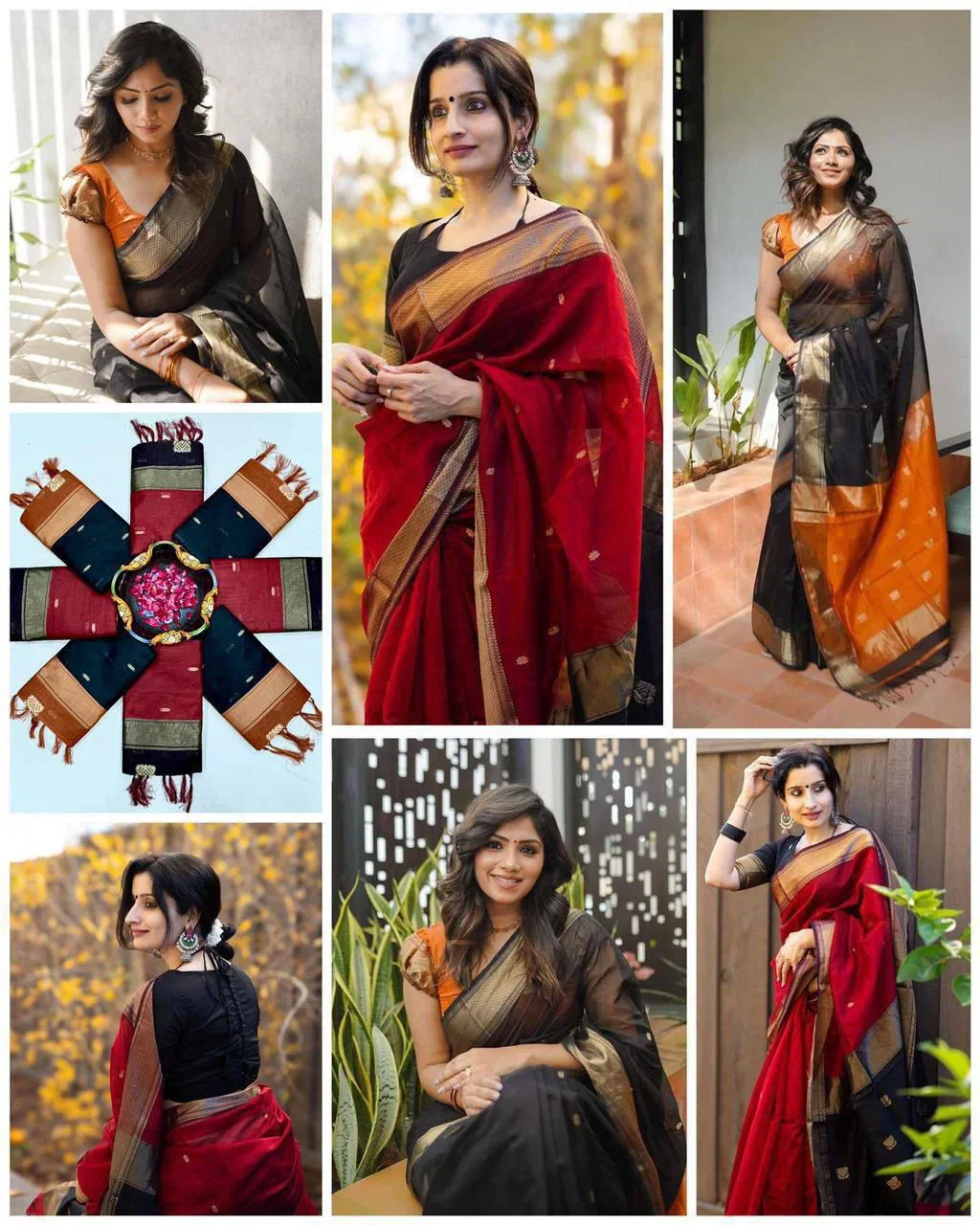 Soft Silk 5060 Linen Slub Weaving Saree Collection Wholesale