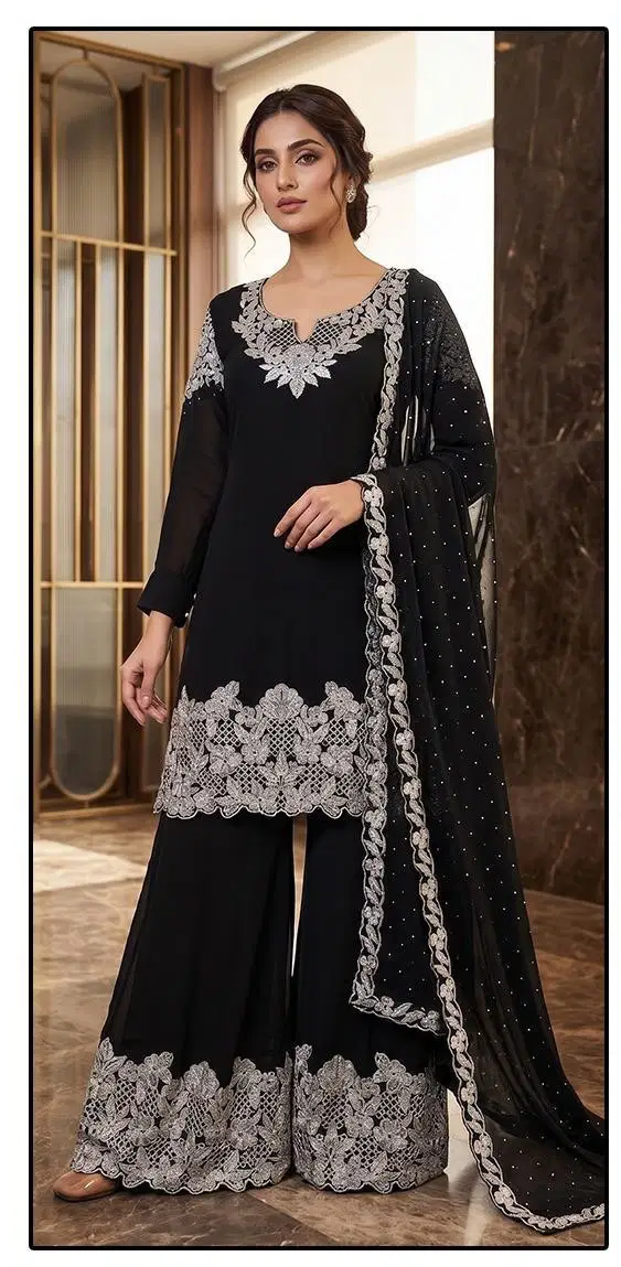 Hoor Tex 836 A To D Blooming Georgette Salwar Kameez Collection Wholesale