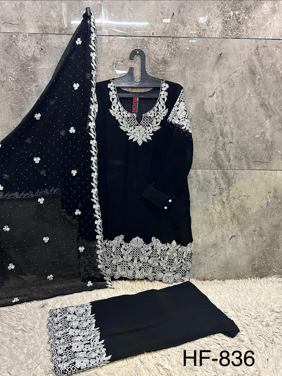 Stylish Hoor Tex 836 A To D Blooming Georgette Salwar Kameez Collection Wholesale 2026